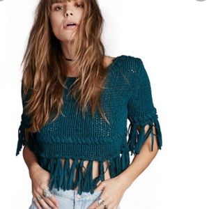 Free People On The Fringe Pullover